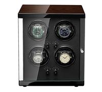 BDPRZGHGL Watch Winder for Men's and Women's Automatic Watch with LED Lights Quiet Japanese Motor Watch Winder Box for 1 2 4 6 Watches Display Box (Color : White, Size : 1+0)