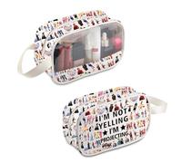 BDPWSS Trousse de maquillage pour théâtre, acteur, actrice, cadeau « I'm Not Yelling I'm Projecting », Projection MB hurlant, Étanche