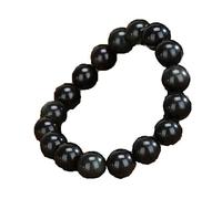 BDSHGRDH Bracelet jonc en obsidienne naturelle.