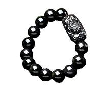 BDSHGRDH Bracelet PiXiu en obsidienne naturelle for homme