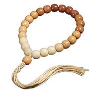 BDSHGRDH bracelets à perles, Bracelet de perles racine Bodhi patiné, chapelet couleur dégradée, for hommes et femmes, prière méditation