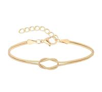 BDSHGRDH bracelets à perles, Bracelet nœud d'amour infini serpent, or et argent, cadeau demoiselle d'honneur