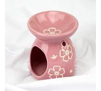 BDSHGRDH Brûleur d'encens, Diffuseur d'huiles essentielles et de Cire for aromathérapie, Bleu(Roze)