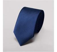 BDSHGRDH cravate noire， Cravates for hommes luxe décontracté cravate classique à la main rayure formelle affaires mariage cravates(Blue)