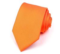 BDSHGRDH cravate noire， Hommes femmes cravate classique mode Polyester couleur unie décontracté affaires mariage formel fête cravates(Yellow)