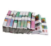 BDSHGRDH Fausse Monnaie, 1000 Morceaux de Papier d'encens Chinois, Billets Banque l'enfer, brûlé for l'argent des ancêtres, renforce Les Liens avec, Porte Bonheur/Multicolore