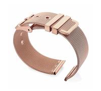 BDSHGRDH Goupille de courroie d'acier inoxydable de bracelet de montre de maille en métal 0.4mm(Rose Gold,22mm)