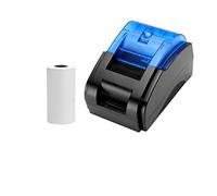 BDSHGRDH Imprimante Photo, Imprimante de Bureau POS 58 mm, imprimante reçus USB Bluetooth, Boutique Vente(Blue USB)