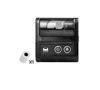 BDSHGRDH Imprimante Photo, Mini imprimante de factures Bluetooth sans Fil Portable 58 mm(1Printer 1Roll)
