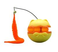 BDSHGRDH Jouets pour Chat, Jouet interactif d'enrichissement d'exercice for Chat, for chatterie, Salon, Chambre à Coucher, Appartement(Lemon Yellow)