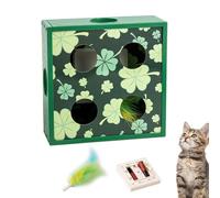 BDSHGRDH Jouets pour Chat, Jouets interactifs de Puzzle Chat | for l'auto-Jeu intérieur, l'ennui, l'anniversaire, Le Salon extérieur, Parc(Green)