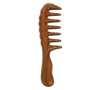 BDSHGRDH Peignes à Cheveux， 1pc Large Teeth Massage Comb No Static Wooden Combs Hairdressing Tool Wooden Detangling Combs Hair Dryer Brush Style Comb(Green)