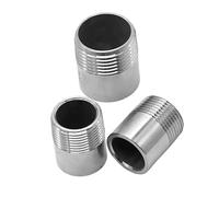 BDSHGRDH raccords de tuyauterie en Acier Inoxydable, Mamelon soudé Bout à en Acier Inoxydable 304, BSPT mâle 1/8 "-2" for raccord de Tuyau d'eau, gaz et pétrole(1")