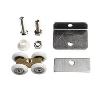 BDSHGRDH roulettes, Copper Fourwheel Roller for Shower Room Sliding Door Installation