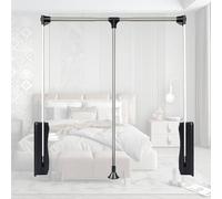 BDSHGRDH Tringle de penderie， Adjustable Pull Down Closet Rod, Heavy Duty Hanger for Hanging Clothes Wardrobe Rail Lift Organizer Storage System, Premium Polished Chrome