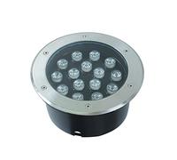 BDSHL LED Well Landscape Lights 15W avec cordon d'alimentation de 3,2 pieds, lumière souterraine étanche IP67, 7 couleurs (Color : Yellow light, Size : 110-220v)