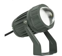 BDSHL Projecteurs à Longue portée à Faisceau Lumineux à LED, projecteur extérieur 10W AC85-265V IP65, Distance d'irradiation étanche 100M, 6 Couleurs (Color : Warm White)