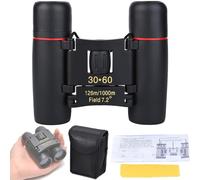 BDSHUNBF 30 x 60 Jumelles pour Adultes avec BAK4 Prism, FMC Lentille, Compact, Antibuée et Etanche, Jumelles Adultes Puissante pour Observation des Oiseaux Voyage Observation de Chasse Les Concerts