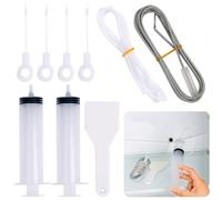 BDSHUNBF 9 Pièce Nettoyage pour Réfrigérateur, Outils de Nettoyage, Drague de Vidange Réfrigérateur, Brosse de Nettoyage, Outils de Nettoyage Réutilisables pour Cuisine