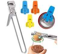 BDSHUNBF Ouvre Boîte pour Âgées Mains, avec Ouvre-Boîte Manuel, Ouvre-Bouteille Réglable et Multifonctionnel, Ouvre Bocal Universel Antidérapant pour Personnes Âgées, Convient aux Mains Faibles