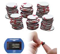 BDSHUNFB 100 Pcs Double Face Extra Fort, Adhésif Double Face Puissant, Scratch Autocollant Double Face Rond, Autocollant Mousse, Adesif Décoration Mural pour Voiture, Maison et Bureau