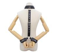 Bdsm cou poignet retenue Bondage ensemble sexy jouet esclave frisky débutant femme retenue Kit prop collier arrière poignets couples SM Sex Game outil avec bretelles réglables lit adulte jouer