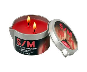 BDSM High Temperature - bougie de massage corps - paraffine chaude - 100ml