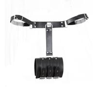 BDSM Menottes Femme en Similicuir - Set de Menottes et Bracelets Ajustables pour Poignets Bras, Accessoires Bondage pour le Lit Cuffs rembourrées Kit Érotique pour Jeux de Rôle en Couple