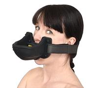 BDSM Pissgag Bâillon buccal urinaire avec 4 embouts - Harnais de tête ajustable pour le fétichisme et le bondage - Jouet sexuel en silicone de haute qualité pour des jeux de rôle exigeants