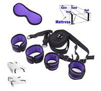 BDSM Sex Bondage Ensemble de menottes de cheville et de menottes de cheville SM