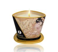 BDSM Wax Play - Chandelle de massage Shunga - Vanille - Bougie de massage