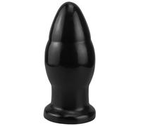 BDSMAGE 18cm Bouchon Anal XXL Gode avec Ventouse Puissante, Plug Anal Masturbation Mains Libres Plug Anal Extra Large Dilatateur Anal Jouet Sexuel pour Homme Femme (Noir)