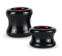 BDSMAGE 2pcs Anneau pénien extra épais et hautement élastique, Anneaux de Pénis pour Homme Couples, Cockrings pour une Érection plus Dure et plus Longue (Noir)