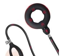 BDSMAGE Anneau Pénien Gonflable en Silicone pour Homme, Anneaux de Pénis Réglable Ensemble de Jouets Sexuels de Bondage SM pour Couples Hommes