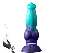 BDSMAGE Gode gonflable 21 cm, plug anal avec ventouse, jouets anaux fétichistes SM, civière anale, massage de la prostate, jouet sexuel érotique pour couples, femmes, hommes