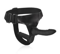 BDSMJOY Double Gode Ceinture,Double Godes Ceintures avec 2 Godemichets Sex Toýs Femme lesbienne,Gode Ceinture Silicone Double Couple,Plug Anale,Extenseur Femme,SexToys Homme Couple