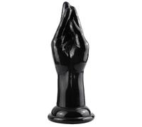 BDSMJOY Gode à Main Plug Anal,Godemiché Anals Gode XXL Large,Gode Ventouse Godemichés Anal Plug Anale,Extenseur Femme Homme,Godes Plugs Anals Sex Toys Anals Godes Ceintures (Noir)