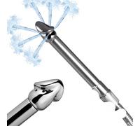 BDSMJOY Lavement Anal en Acier Inoxydable,Poire Lavement Rectale en Forme de Pénis Gland,Poire de Lavement intime Anus Douche Colon et Intestins Tuyau Douche Plug Anal Douche Anale Homme & Femme