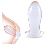 BDSMJOY Plug Anal Plug Femme Débutante - 4 Tailles,Transparent Plug Geant Plugs Anals Gode Anale Plug Anale,Prostate Homme,Sex Toys Anals Jouet Sexualité Couple,Dilatateur Anus Masturbateur (XL)