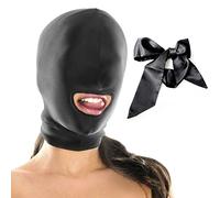 BDSMYEE Masque BDSM cagoule, Jouet Sexualité Couple Jeux Sexuelle Adulte Accessoires, douce élastique et respirant, sexy érotique jouet sexuel cagoule