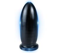 BDSMYEE Plug Anal Géant avec Ventouse Dilatateur Anal Stimulation du Point G de la Prostate SM Jouets Sexuels Anaux pour Femmes et Hommes (Noir)