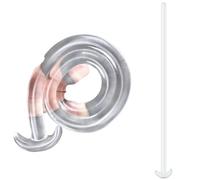 BDSMYOU 100cm Gode Anal Plug Anal,Aiguillage Plug Anale Godemichets,Flexible Gode XXL Enorme,Godes Sex Toys Anals,Plug Anale,Extenseur Femme Homme,Ecarteur XXL,Anal Plug Butt Plug (Transparent)