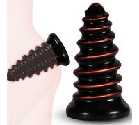 BDSMYOU 3.0 Plug Anal Plug Femme Débutante,Plug Anale,Extenseur Femme Homme,Ecarteur,Gode XXL Enorme Gode Ventouse Gode Anal Godemichets Anus Homme Godes Butt Plug Anus,Sex Toys Anals (L)