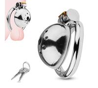 BDSMYOU Cages de Chasteté Métal Sex Toys,Cage de Chasteté Pénis Chastity Cage Homme Bondage Fétiche,Cage de Chasteté pour Punition D'esclave Sextoyse Couple Plaisir,Sextoys Homme (Ø：45mm)