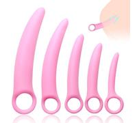 BDSMYOU Dilatateur Vaginisme,Ensemble de 5 Dilatateurs Vaginal en Silicone Dilator Vaginette,Dilatateur Vaginal Masturbateur,Plug Vaginal Plug Anal Plug Anale,Prostate Homme,Sex Toys SexToys Femme