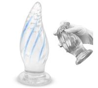 BDSMYOU Gode Anale,Extenseur Homme,Perles Anales Spirale Godemichets Anus Homme,avec Ventouse,Plug Anal Plugs Anals Butt Plug Femme Débutante,Gode Realiste Plug Ventouse,Plug Anale,Ecarteur (M)