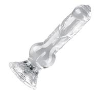 BDSMYOU Gode Extra Large avec Ventouse Forte,Gode XXL Enorme Femme Sex,Godemiché Géant Plug Anal,Plug Anale,Prostate Homme,Jouet Sexuel Masturbateur Les Deux (XL)