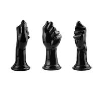 BDSMYOU Godemiché Faust Plug Anal,Gode XXL Large,Godes Fisting Anal Plug avec Gode Ventouse,Plug Anale,Extenseur Femme Homme,Sex Toys Anals,Anal Plug Butt Plug Femme Débutante (Noir)