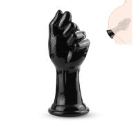 BDSMYOU Godemiché Faust Plug Anal,Gode XXL Réaliste Large,Godes Fisting Anal Plug avec Gode Ventouse,Plug Anale,Extenseur Femme Homme,Sex Toys Anals,Anal Plug Butt Plug Femme Débutante (Noir)