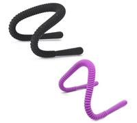 BDSMYOU Kit Dilatateur Vagininaux Vaginisme Speculum - Noir/Violet,Jouet Érotique pour Élargissement Progressif en Douceur,Stimulation G-Spot et Jeu de Rôle Sensuel en Couple Sex Toys (Noir + Violet)